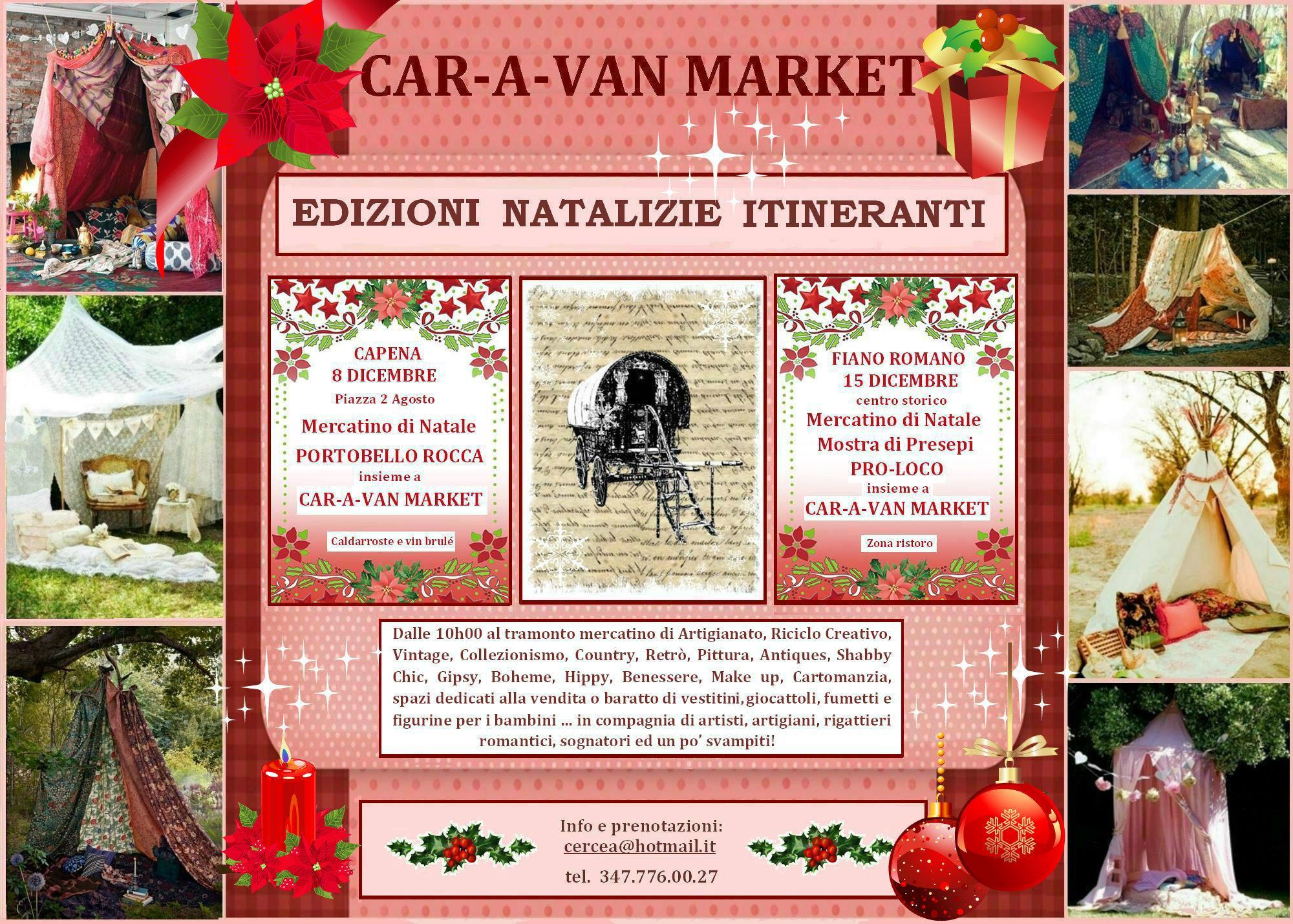 CAR - A - VAN MARKET: EDIZIONI NATALIZIE ITINERANTI - 26/11/2013